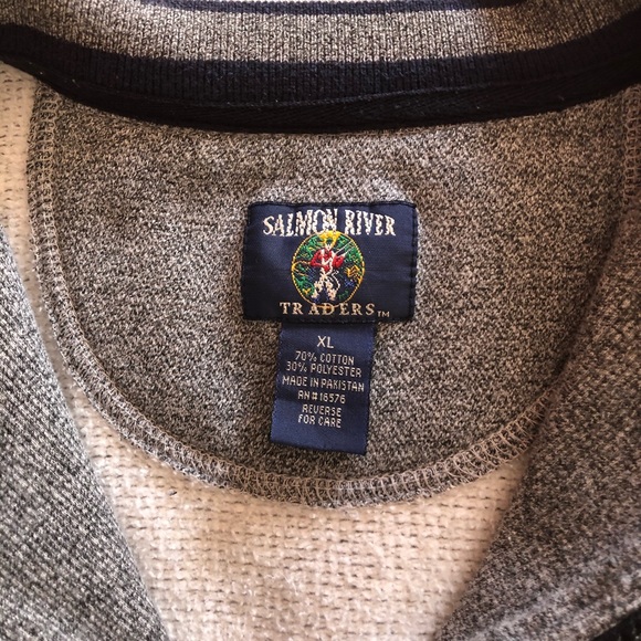 Salmon river traders half zip sweater - Picture 1 of 3